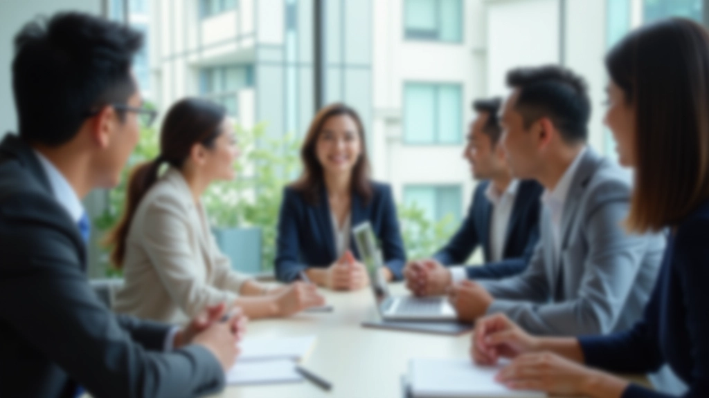 Team members in collaborative discussion